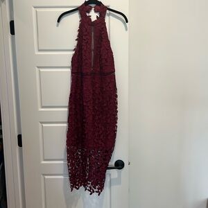 Lace Bardot Dress - worn once.